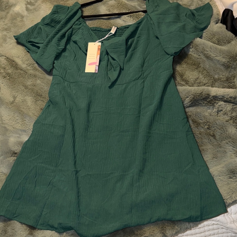 Green Mini Dress